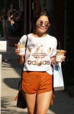 VANESSA HUDGENS Out for Coffee in Los Angeles 08/24/2016
