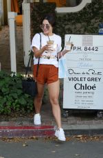 VANESSA HUDGENS Out for Coffee in Los Angeles 08/24/2016