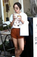 VANESSA HUDGENS Out for Coffee in Los Angeles 08/24/2016