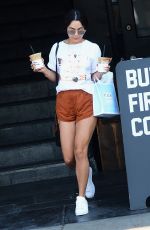 VANESSA HUDGENS Out for Coffee in Los Angeles 08/24/2016