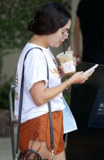 VANESSA HUDGENS Out for Coffee in Los Angeles 08/24/2016