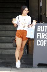 VANESSA HUDGENS Out for Coffee in Los Angeles 08/24/2016