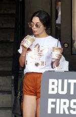 VANESSA HUDGENS Out for Coffee in Los Angeles 08/24/2016