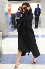 VICTORIA BECKHAM at JFK Airport in New York 08/04/2016