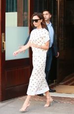 VICTORIA BECKHAM Leaves Her Hotel in New York 08/05/2016