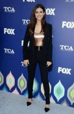 VICTORIA JUSTICE at Fox Summer TCA All-star Party in West Hollywood 08/08/2016