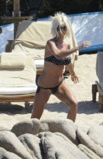 VICTORIA SILVSTEDT in Bikini on a Beach in Sardinia 08/08/2016