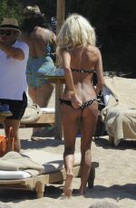 VICTORIA SILVSTEDT in Bikini on a Beach in Sardinia 08/08/2016