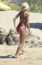 VICTORIA SOLVSTEDT in Swimsuit at a Beach in Porto Cervo 08/03/2016