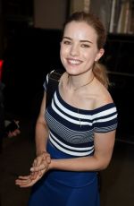 WILLA FITZGERALD Out and About in New York 08/15/2016