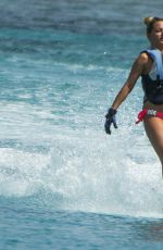 ZARA HOLLAND in Bikini Water Skiing in Barbados 08/00/2016