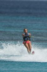 ZARA HOLLAND in Bikini Water Skiing in Barbados 08/00/2016