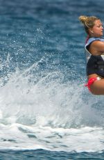 ZARA HOLLAND in Bikini Water Skiing in Barbados 08/00/2016