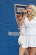 ZARA LARSSON at Arthur Ashe Kid’s Day in New York 08/27/2016