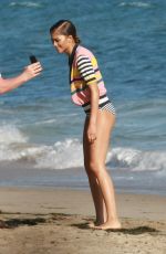 ZENDAYA COLEMAN on the Set of a Music Video on the Beach in Santa Monica 08/01/2016