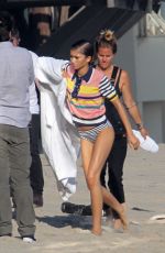 ZENDAYA COLEMAN on the Set of a Music Video on the Beach in Santa Monica 08/01/2016