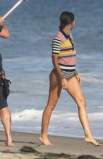 ZENDAYA COLEMAN on the Set of a Music Video on the Beach in Santa Monica 08/01/2016