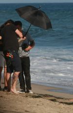 ZENDAYA COLEMAN on the Set of a Music Video on the Beach in Santa Monica 08/01/2016