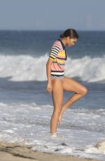 ZENDAYA COLEMAN on the Set of a Music Video on the Beach in Santa Monica 08/01/2016