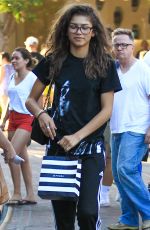 ZENDAYA COLEMAN Out Shopping at Grove in Los Angeles 08/12/2016