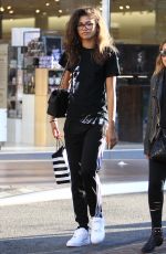 ZENDAYA COLEMAN Out Shopping at Grove in Los Angeles 08/12/2016