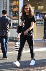 ZENDAYA COLEMAN Out Shopping at Grove in Los Angeles 08/12/2016