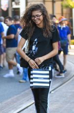 ZENDAYA COLEMAN Out Shopping at Grove in Los Angeles 08/12/2016