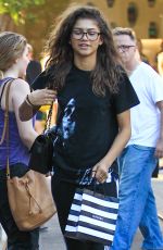 ZENDAYA COLEMAN Out Shopping at Grove in Los Angeles 08/12/2016