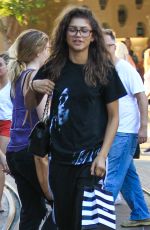 ZENDAYA COLEMAN Out Shopping at Grove in Los Angeles 08/12/2016