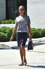 ZOE SALDANA Out and About in West Hollywood 08/09/2016