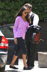 ZOE SALDANA Out in Beverly Hills 08/05/2016