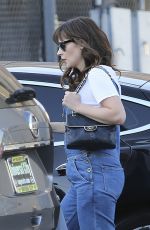 ZOOEY DESCHANEL Arrivea at Jimmy Kimmel Live in Hollywood 08/30/2016