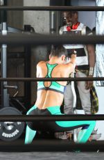 ADRIANA LIMA at a Gym Session Photoshoot in New York 09/062016