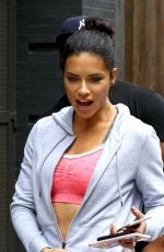ADRIANA LIMA at a Gym Session Photoshoot in New York 09/062016