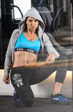 ADRIANA LIMA at a Gym Session Photoshoot in New York 09/062016