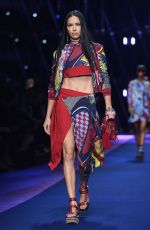 ADRIANA LIMA at Versace Fashion Show at Milan Fashion Week 09/23/2016