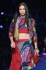 ADRIANA LIMA at Versace Fashion Show at Milan Fashion Week 09/23/2016
