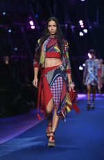 ADRIANA LIMA at Versace Fashion Show at Milan Fashion Week 09/23/2016