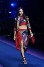 ADRIANA LIMA at Versace Fashion Show at Milan Fashion Week 09/23/2016