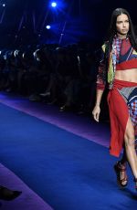 ADRIANA LIMA at Versace Fashion Show at Milan Fashion Week 09/23/2016