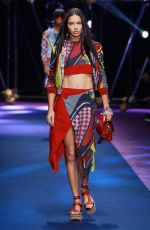 ADRIANA LIMA at Versace Fashion Show at Milan Fashion Week 09/23/2016