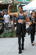 ADRIANA LIMA Leaves a Gym in New York 09/06/2016