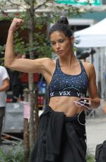 ADRIANA LIMA Leaves a Gym in New York 09/06/2016