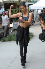ADRIANA LIMA Leaves a Gym in New York 09/06/2016