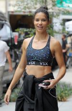 ADRIANA LIMA Leaves a Gym in New York 09/06/2016