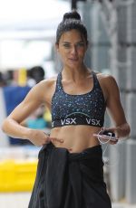 ADRIANA LIMA Leaves a Gym in New York 09/06/2016
