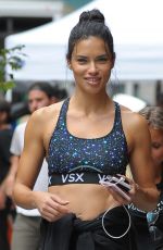 ADRIANA LIMA Leaves a Gym in New York 09/06/2016