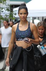 ADRIANA LIMA Leaves a Gym in New York 09/06/2016