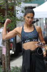 ADRIANA LIMA Leaves a Gym in New York 09/06/2016