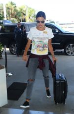 ALESSANDRA AMBROSIO Arrives at LAX Airport in Los Angeles 09/26/2016
